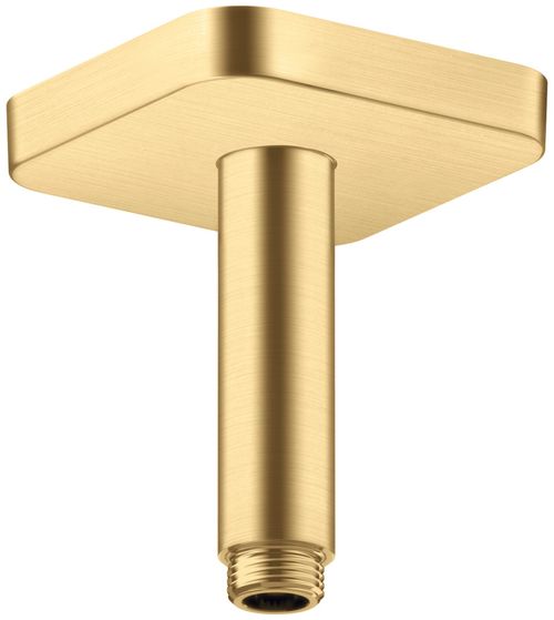 AXOR-HG-AXOR-ShowerSolutions-Deckenanschluss-100-mm-softsquare-Brushed-Gold-Optic-26965250 gallery number 1